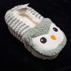 Fuzzy Bubba Owl Slipper Socks NWT
